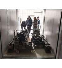 載荷試驗使用砝碼累計重量30余噸驗收現(xiàn)場
